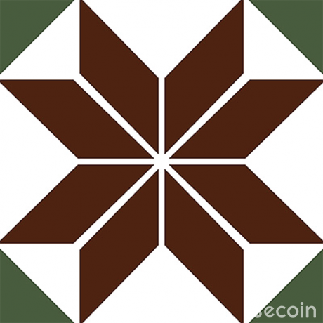 ENCAUSTIC POTTERY TILE GT 2884